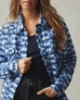 Unisex Redwood Fleece Overshirt - Geo Print
